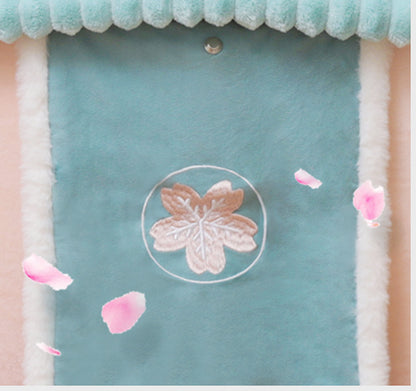 Cat House Removable and Washable Cat Bed Pet Supplies Enclosed Cat House Villa